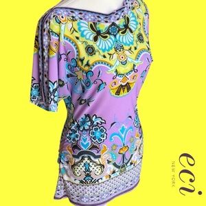Women's Multicolor Printed Blouse